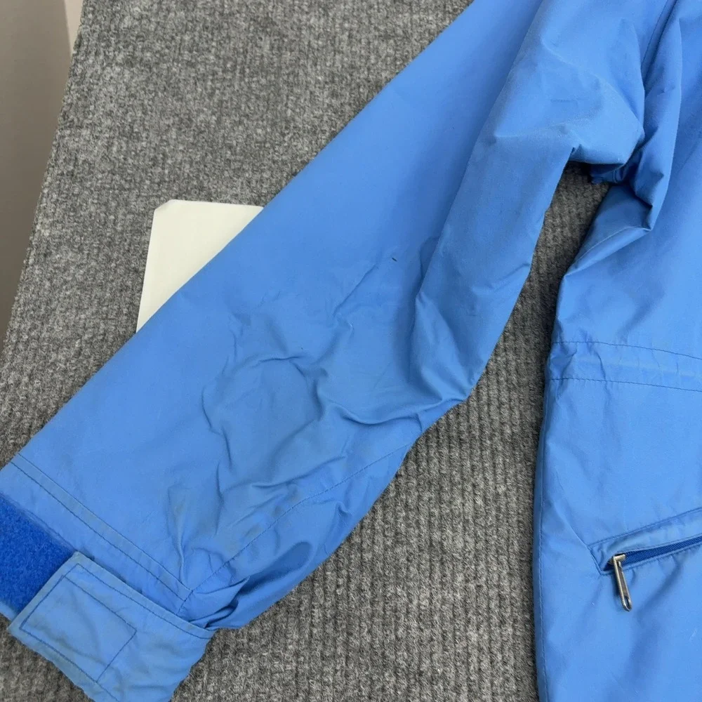Vintage Windy Pass By The North Face Jacket Mens L Blue Gore-Tex Hooded Gorpcore